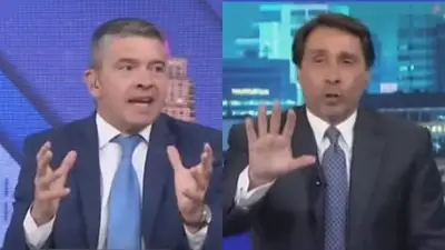 La antipática reacción en La Nación+ ante los primeros resultados: "Caras serias". La antipática reacción en La Nación+ ante los primeros resultados: "Caras serias".