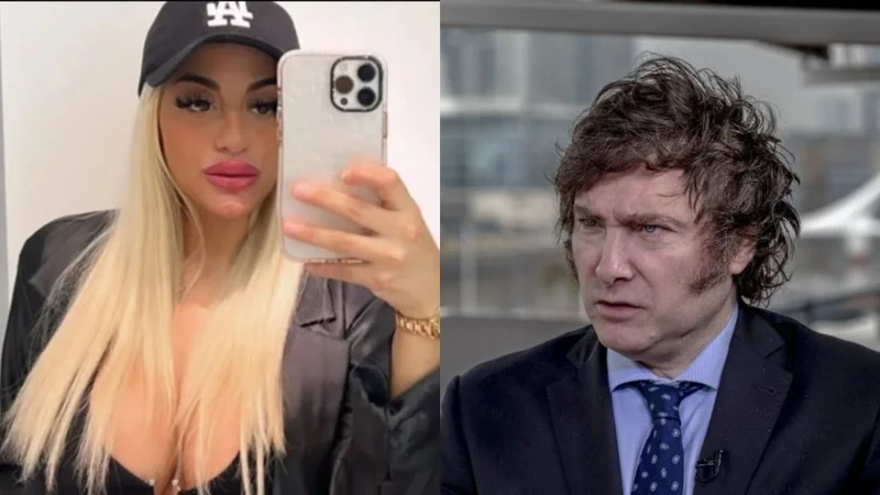 Anto Pane y Javier Milei