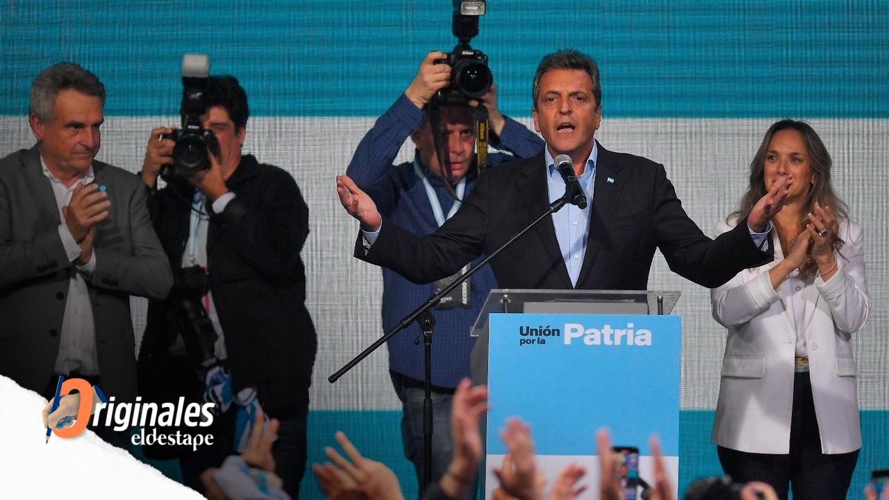 Massa consiguió un triunfo sorprendente y convocó al "fin de la grieta" para el balotaje de las elecciones 2023 contra Milei