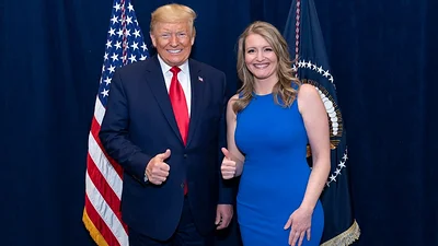 Jenna Ellis fue vocera durante la campaña y es exabogada del expresidente de Estados Unidos Donald Trump. Jenna Ellis fue vocera durante la campaña y es exabogada del expresidente de Estados Unidos Donald Trump.
