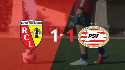 Lens y PSV se reparten los puntos y empatan 1-1 Lens y PSV se reparten los puntos y empatan 1-1