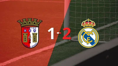Real Madrid ganó por 2-1 en su visita a SC Braga Real Madrid ganó por 2-1 en su visita a SC Braga