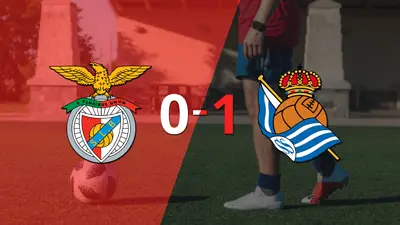 Solitario gol le da triunfo a Real Sociedad sobre Benfica Solitario gol le da triunfo a Real Sociedad sobre Benfica