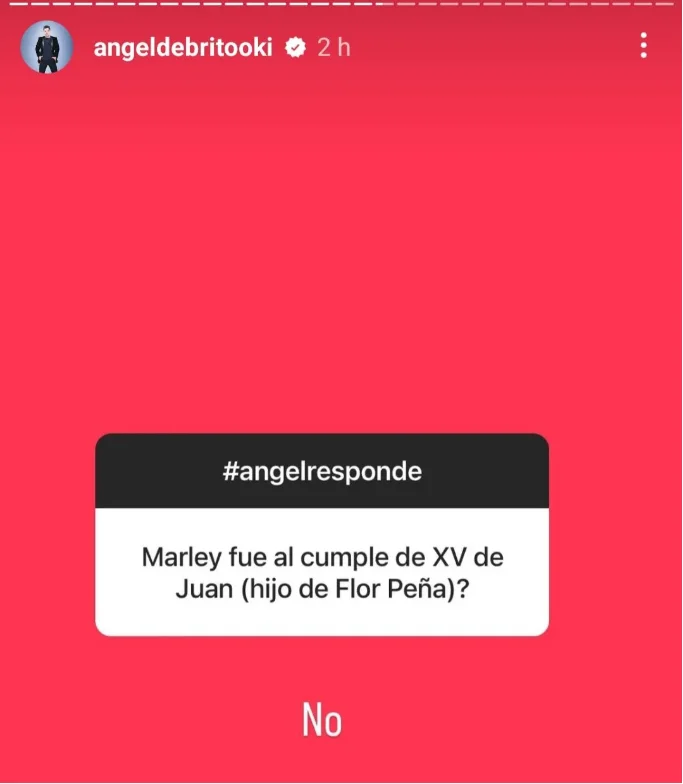 La historia que compartió Ángel De Brito.