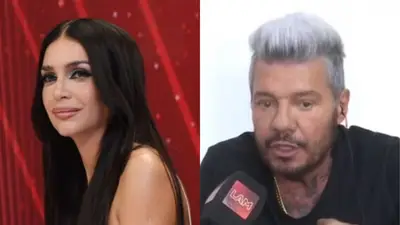 Zaira Nara y Marcelo Tinelli Zaira Nara y Marcelo Tinelli