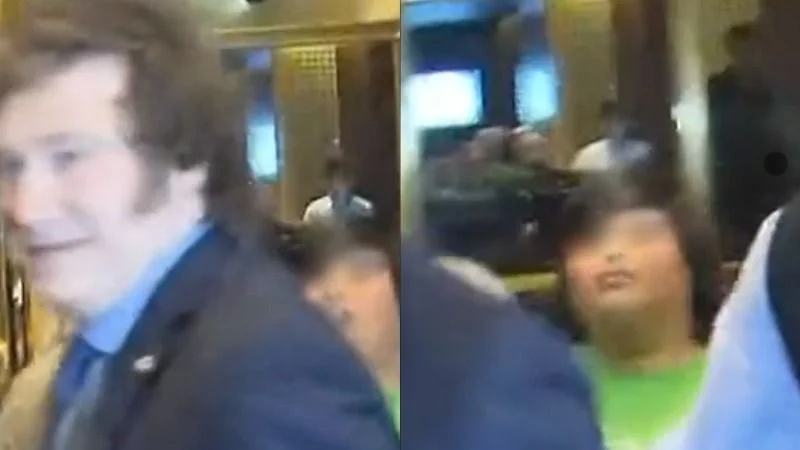 Javier Milei rechazó a un niño que le pidió una foto y quedó grabado en televisión.