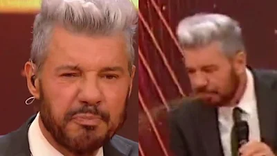 Marcelo Tinelli escupió en vivo en el Bailando 2023 Marcelo Tinelli escupió en vivo en el Bailando 2023