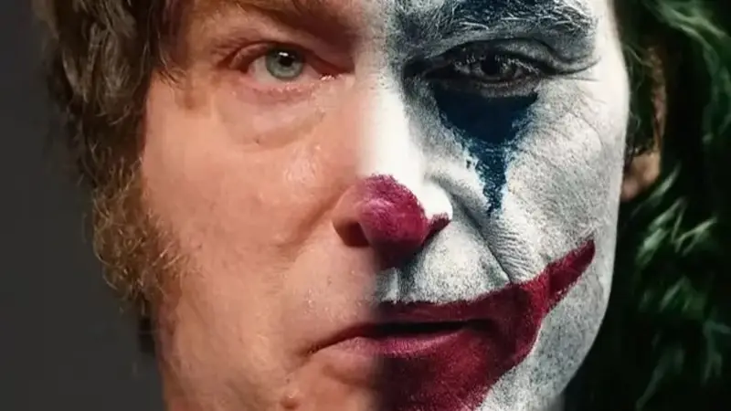 El video que compara a Milei con el Joker que es viral