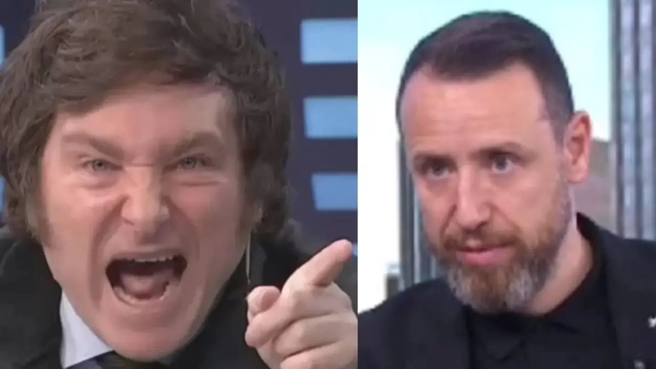 Facundo Pastor. Javier Milei