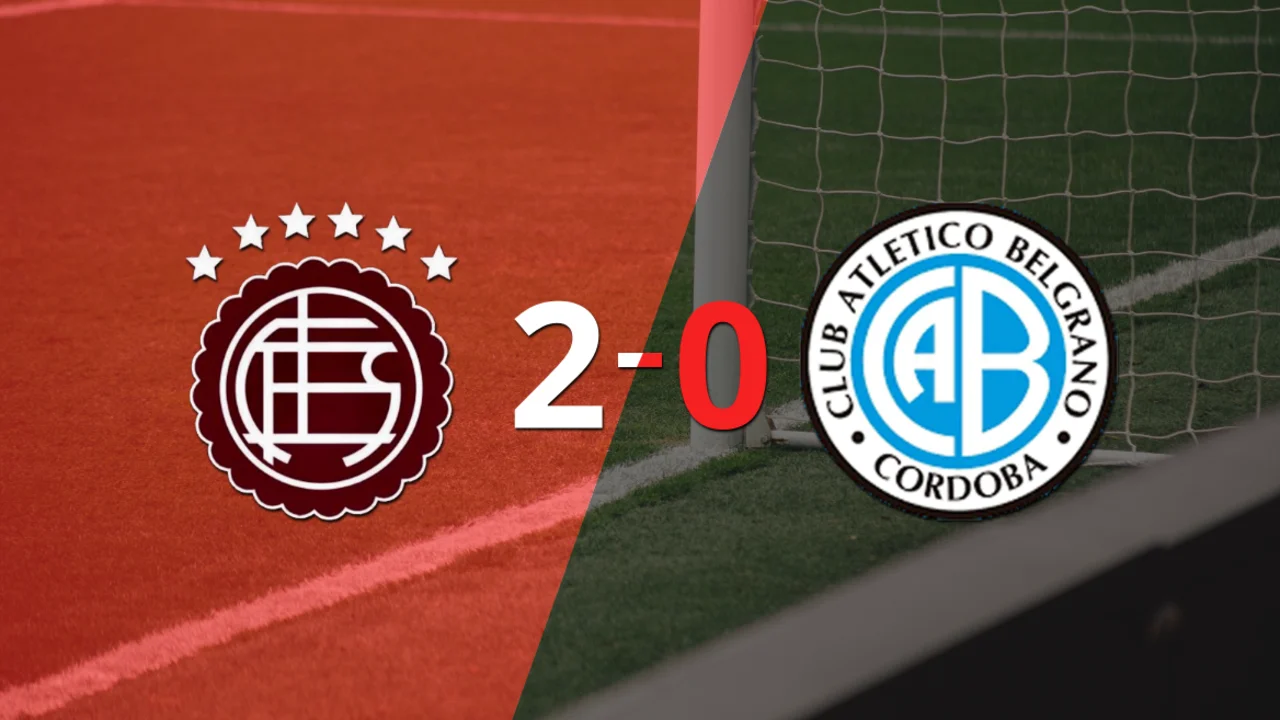 En su casa, Lanús le ganó a Belgrano por 2-0