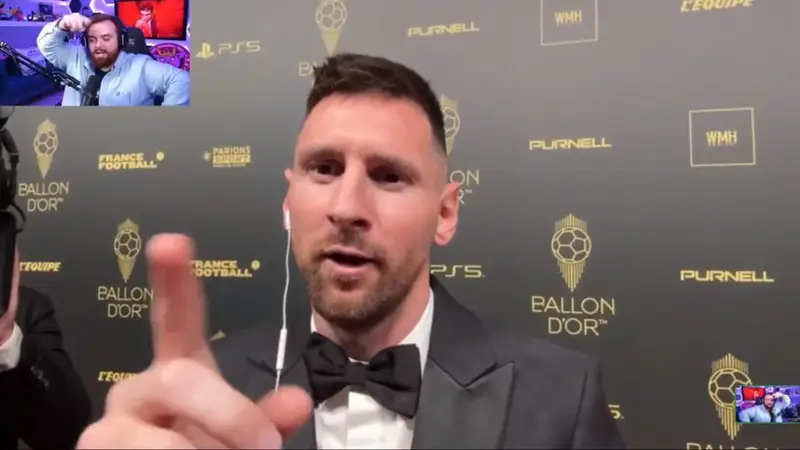 Lionel Messi, Ibai Llanos, Balón de Oro, deportes