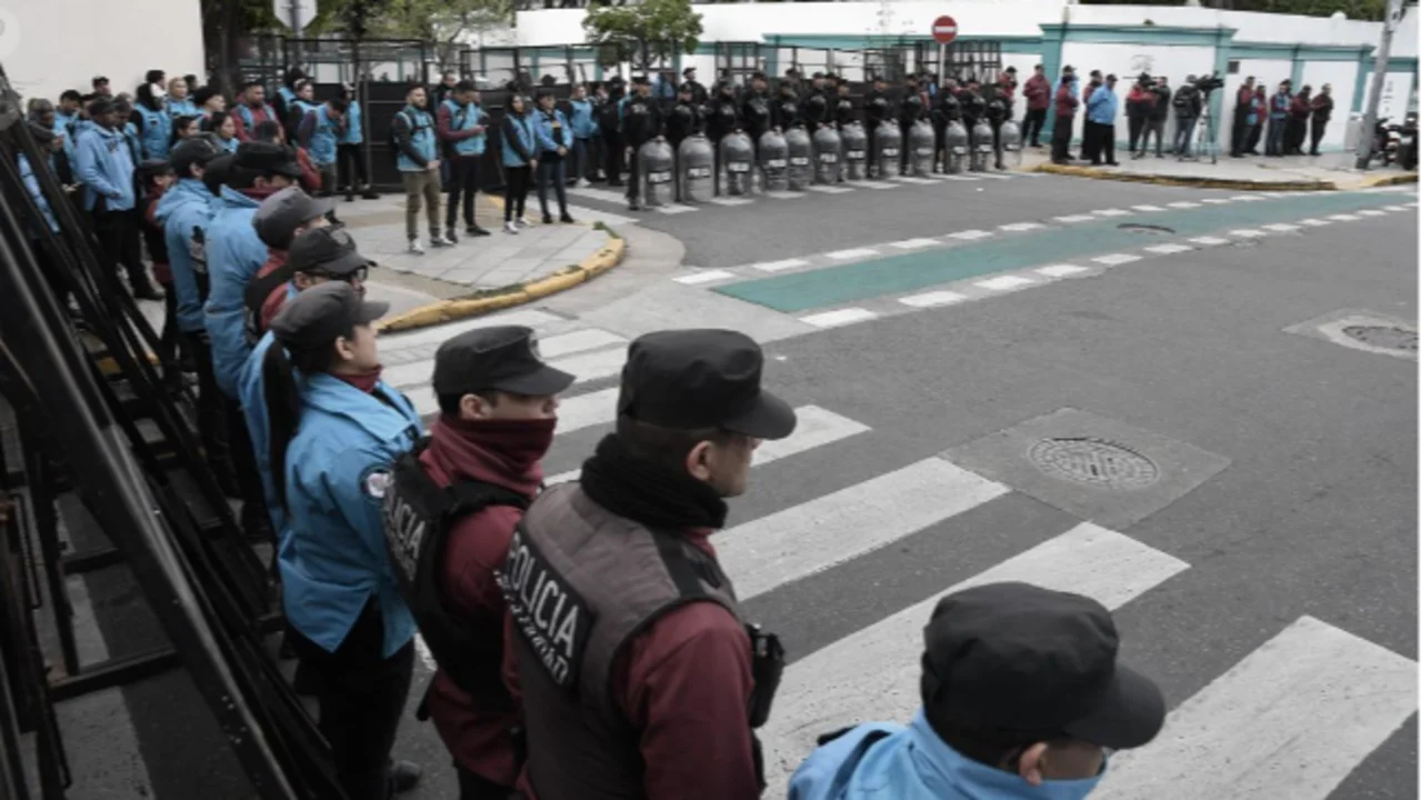 Desalojo en Parque Patricios