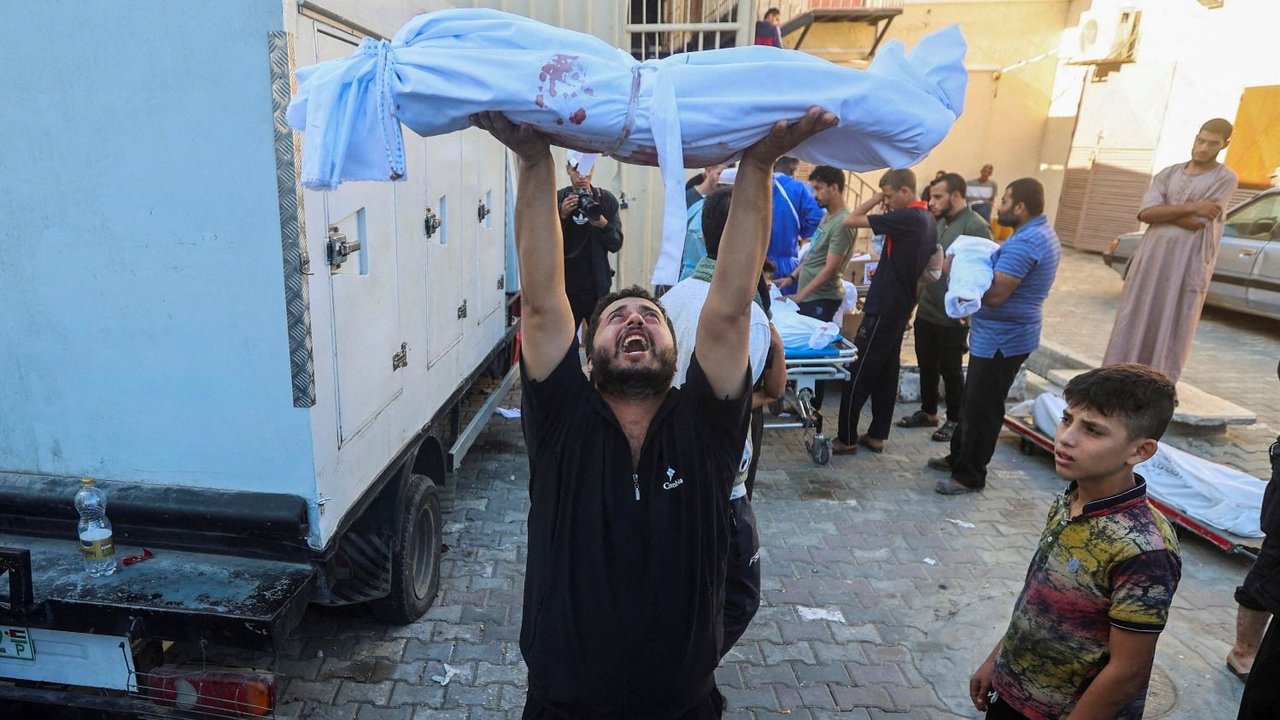 Un tercio de los palestinos de la Franja de Gaza ya abandonaron sus casas