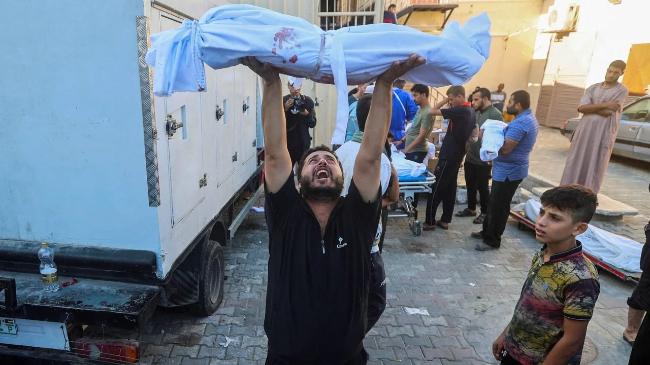 Un tercio de los palestinos de la Franja de Gaza ya abandonaron sus casas