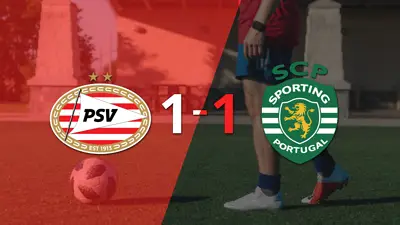 PSV y Sporting Lisboa se reparten los puntos y empatan 1-1 PSV y Sporting Lisboa se reparten los puntos y empatan 1-1