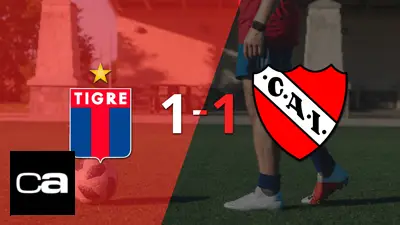 Independiente empató 1-1 en su visita a Tigre Independiente empató 1-1 en su visita a Tigre
