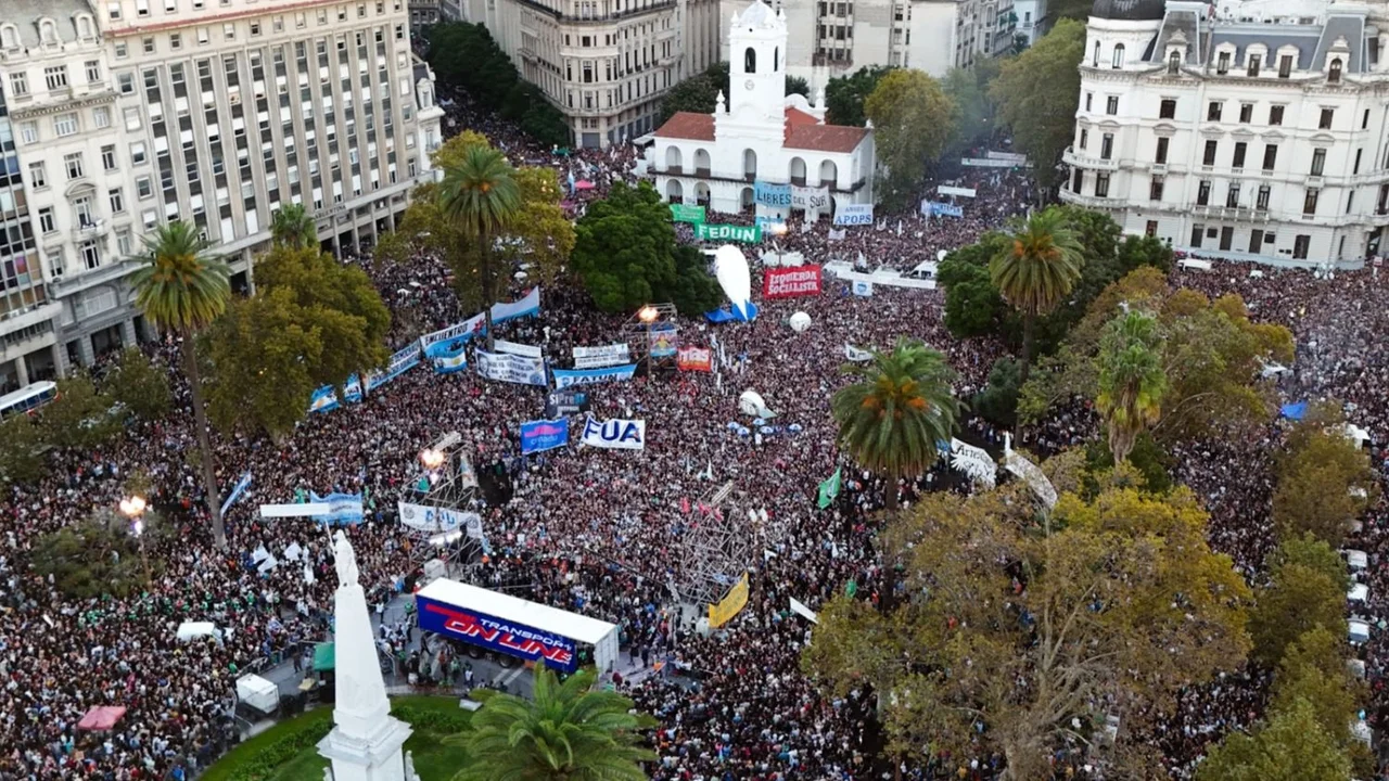 Marcha Universitaria: el mapa de los cortes de calles y dónde es la movilización de hoy