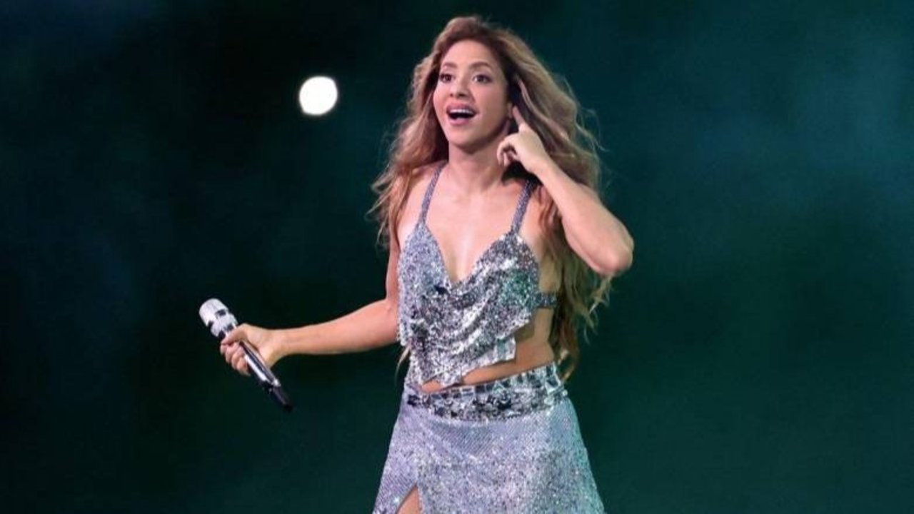 Shakira en la final de la Copa América.