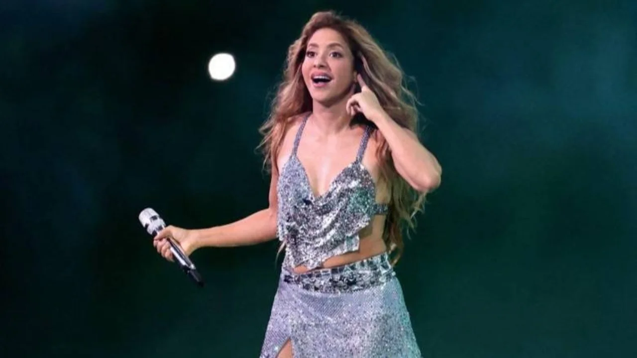 Shakira en la final de la Copa América.