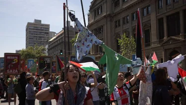 El aniversario de la guerra de Gaza convoca a miles de manifestantes propalestinos en el mundo