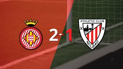 Victoria de Girona sobre Athletic Bilbao por 2-1 con un gol agónico Victoria de Girona sobre Athletic Bilbao por 2-1 con un gol agónico