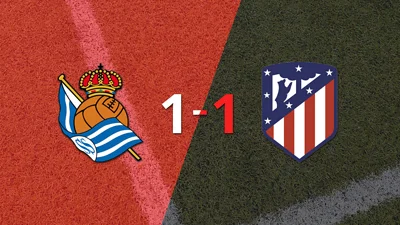 Real Sociedad no pudo en casa ante Atlético de Madrid y empataron 1-1 Real Sociedad no pudo en casa ante Atlético de Madrid y empataron 1-1