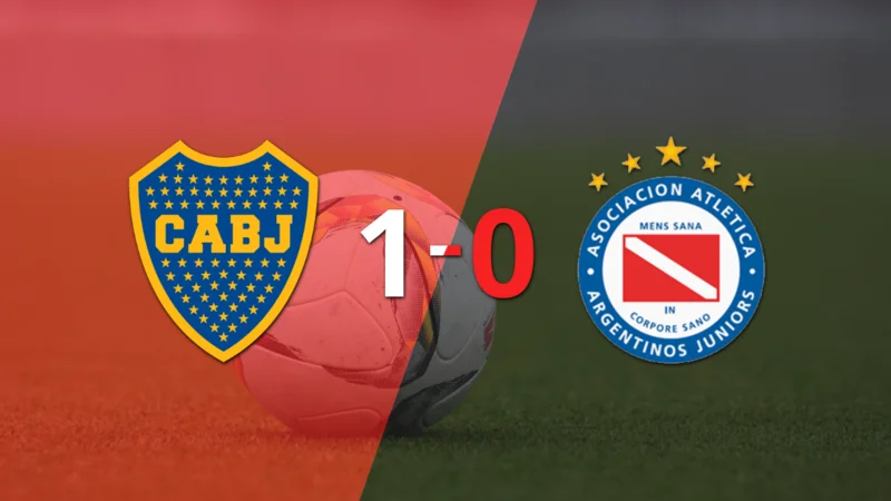 Apretada victoria de Boca Juniors frente a Argentinos Juniors
