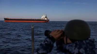 Ucrania dice que ataque con misiles rusos dañó un buque cargado de grano en puerto de Pivdennyi Ucrania dice que ataque con misiles rusos dañó un buque cargado de grano en puerto de Pivdennyi