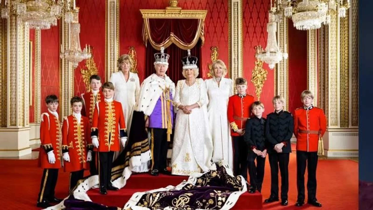 Realeza británica, con el rey Carlos y la reina Camila