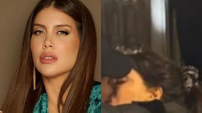 Wanda Nara a los besos con L-Gante Wanda Nara a los besos con L-Gante