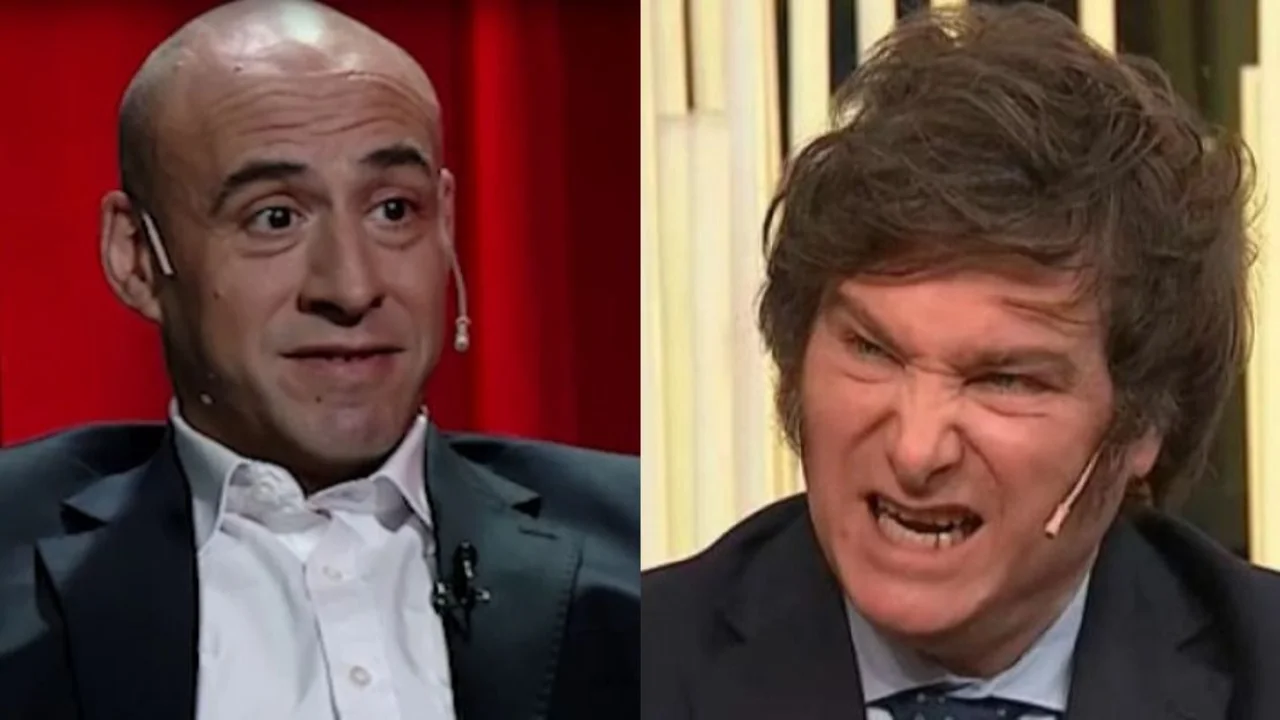 Javier Milei. Pelado Trebucq.