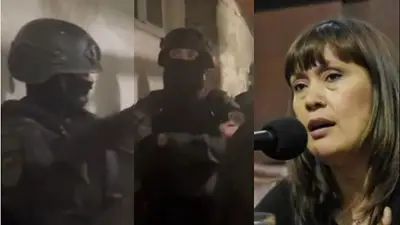 Encapuchados, de noche y con armas largas allanaron a una dirigente social: "Le pegaron a una menor" Encapuchados, de noche y con armas largas allanaron a una dirigente social: "Le pegaron a una menor"