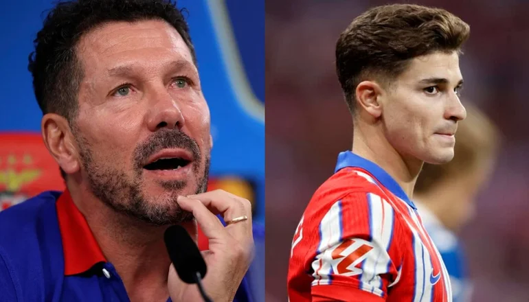 Diego "Cholo" Simeone Atlético de Madrid Julián Álvarez