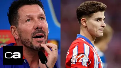Diego "Cholo" Simeone Atlético de Madrid Julián Álvarez Diego "Cholo" Simeone Atlético de Madrid Julián Álvarez
