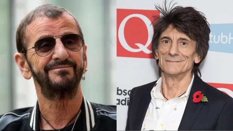 Ronnie Wood. Ringo Starr.