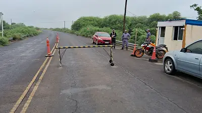 Imagen de una de las fronteras de Formosa Imagen de una de las fronteras de Formosa