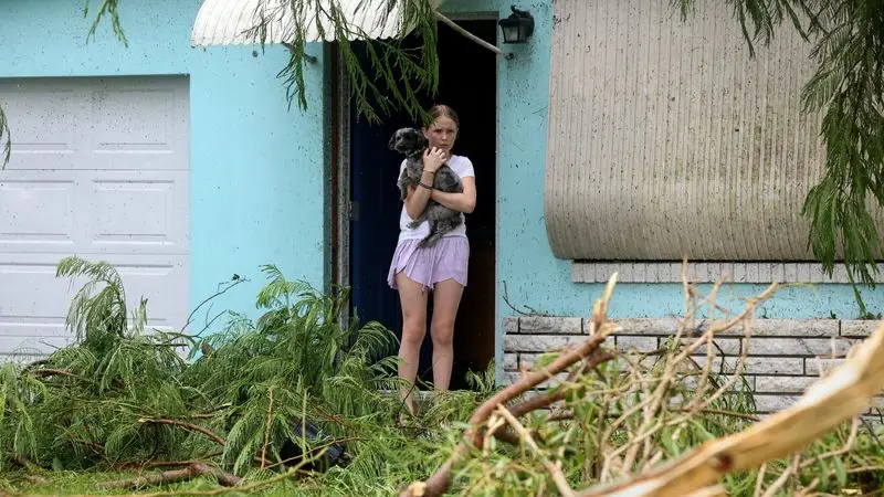 El huracán Milton deja Florida con daños menos graves de lo que se temía