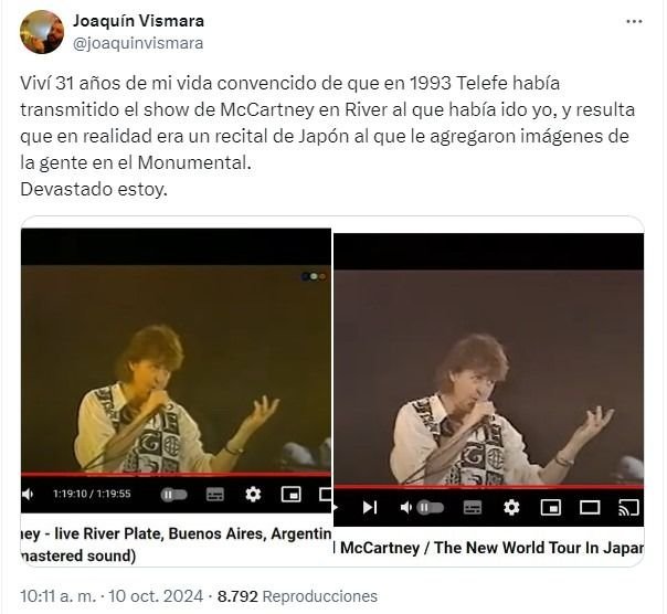 Paul McCartney en Argentina