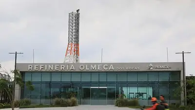 Nueva refinería mexicana Olmeca esta operando al 80%, dice presidenta Sheinbaum Nueva refinería mexicana Olmeca esta operando al 80%, dice presidenta Sheinbaum