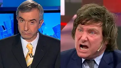 Nelson Castro. Javier Milei. Nelson Castro. Javier Milei.