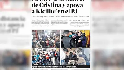 Vergonzosa tapa de Clarín para proteger a un agresor de los estudiantes Vergonzosa tapa de Clarín para proteger a un agresor de los estudiantes
