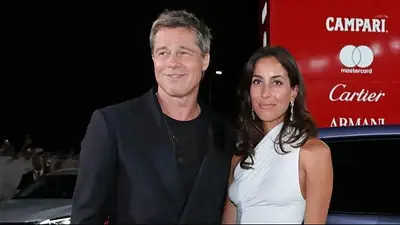 Brad Pitt e Inés de Ramón Brad Pitt e Inés de Ramón