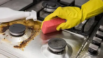 cocina, limpieza de cocina, grasa. cocina, limpieza de cocina, grasa.