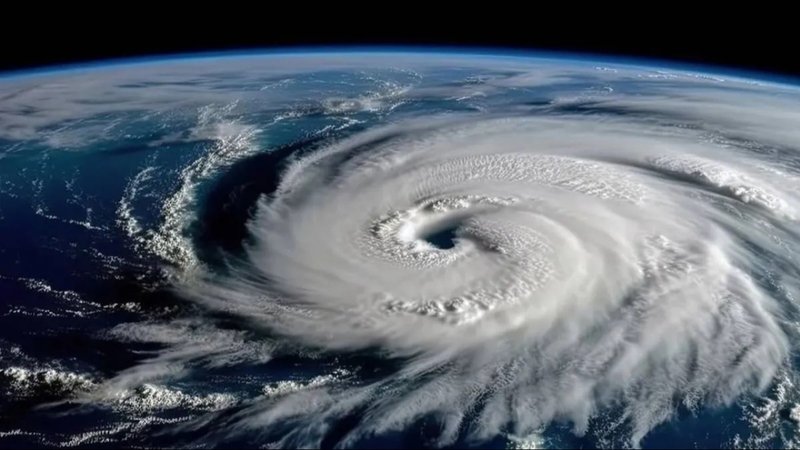 Huracán desde el espacio