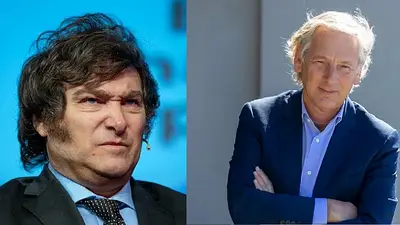 Javier Milei y Marcelo Longobardi Javier Milei y Marcelo Longobardi