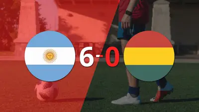 Triplete de Lionel Messi ayuda en la goleada de Argentina a Bolivia Triplete de Lionel Messi ayuda en la goleada de Argentina a Bolivia