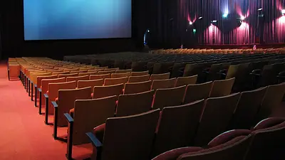 Imagen de una sala de cine Imagen de una sala de cine