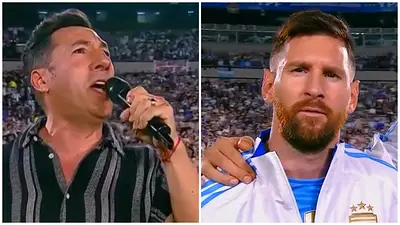 Ariel Ardit y Lionel Messi Ariel Ardit y Lionel Messi