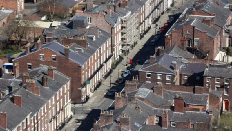 Vista aérea de Liverpool