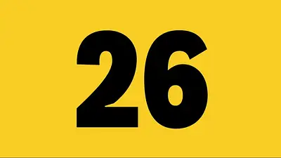 Significado del numero 26 Significado del numero 26